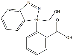 1H-1,2,3-Benzotriazol-1-ylmethyl benzoate Struktur