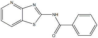 N-(Thiazolo[4,5-b]pyridin-2-yl)benzamide 化学構造式