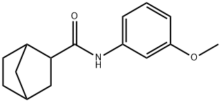 N-(3-methoxyphenyl)bicyclo[2.2.1]heptane-3-carboxamide Struktur