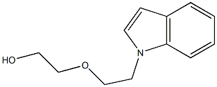 Ethanol,2-[2-(1H-indol-1-yl)ethoxy]- 化学構造式