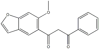 1017059-72-1 1-(6-甲氧基苯并呋喃-5-基)-3-苯基丙烷-1,3-二酮