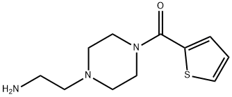 {2-[4-(2-thienylcarbonyl)piperazin-1-yl]ethyl}amine Structure