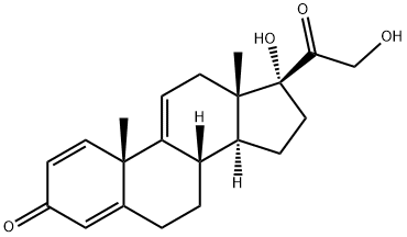 泼尼松杂质D, 10184-69-7, 结构式