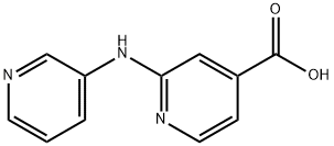 2-(Pyridin-3-ylamino)isonicotinic acid Struktur