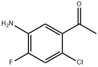 1-(5-Amino-2-chloro-4-fluoro-phenyl)-ethanone Structure