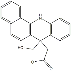 Benz[c]acridine-7-methanol,7-acetate Structure