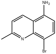 8-溴-2-甲基喹啉-5-胺, 1023815-94-2, 结构式