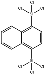 Silane, 1,4-naphthalenediylbis[trichloro- Structure