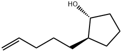 (1R,2R)-2-(pent-4-en-1-yl)cyclopentan-1-ol Structure