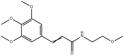 10263-52-2 (2E)-N-(2-methoxyethyl)-3-(3,4,5-trimethoxyphenyl)prop-2-enamide