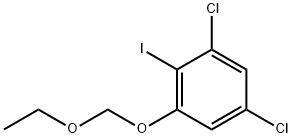 1,5-dichloro-3-(ethoxymethoxy)-2-iodobenzene 化学構造式