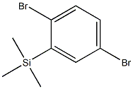 (2,5-dibromophenyl)-trimethylsilane 化学構造式