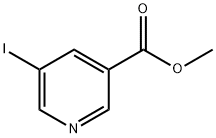 5-Iodo-nicotinic acid methyl ester Structure