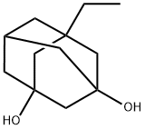 1,3-dihydroxy-5-ethyladamantane Structure