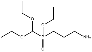 3-aminopropyl(diethoxymethyl)-phosphinic acid ethyl ester Structure