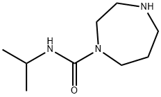 N-isopropyl-1,4-diazepane-1-carboxamide 结构式