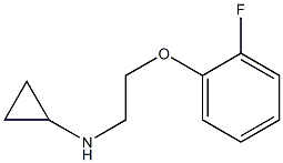 Cyclopropanamine, N-[2-(2-fluorophenoxy)ethyl]-, 1040020-94-7, 结构式