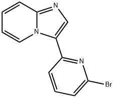 3-(6-Bromopyridin-2-yl)imidazo[1,2-a]pyridine 结构式