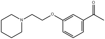 1-[3-(2-Piperidin-1-yl-ethoxy)-phenyl]-ethanone Structure