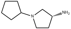 (R)-1-Cyclopentylpyrrolidin-3-amine Struktur