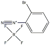 Benzenediazonium, 2-bromo-, tetrafluoroborate(1-) Struktur