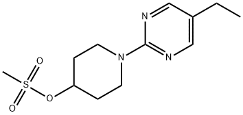 1-(5-ethylpyrimidin-2-yl)piperidin-4-yl methanesulfonate|1046817-01-9