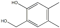 Benzenemethanol,2-hydroxy-4,5-dimethyl- Structure