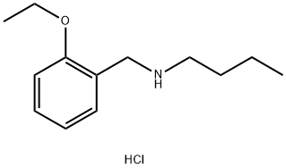 butyl[(2-ethoxyphenyl)methyl]amine hydrochloride, 1052406-62-8, 结构式