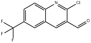 2-氯-6-(三氟甲基)喹啉-3-甲醛,1057667-20-5,结构式