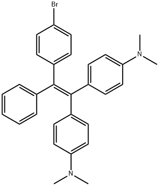 1,1-双(4-二甲基氨基苯基)-2-对溴苯基-2-苯基乙烯,1071547-23-3,结构式