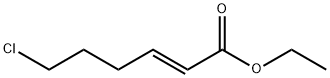 2-Hexenoic acid, 6-chloro-, ethyl ester, (2E)- Struktur