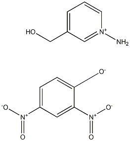 1-amino-3-(hydroxymethyl)pyridinium 2,4-dinitrobenzenolate Structure