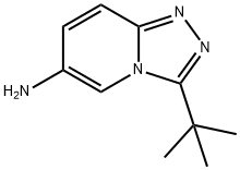 3-TERT-ブチル-[1,2,4]トリアゾロ[4,3-A]ピリジン-6-アミン 化学構造式