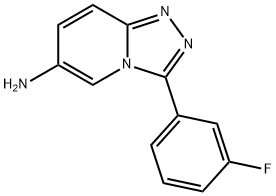 3-(3-Fluorophenyl)-[1,2,4]triazolo[4,3-a]pyridin-6-amine Struktur