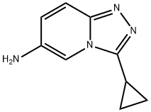 3-Cyclopropyl-[1,2,4]triazolo[4,3-a]pyridin-6-amine Struktur