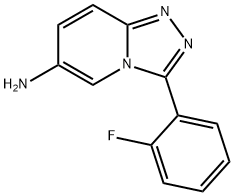 3-(2-Fluorophenyl)-[1,2,4]triazolo[4,3-a]pyridin-6-amine Struktur