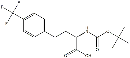 Boc-(R)-4-Trifluoromethylhomophenylalanine Struktur