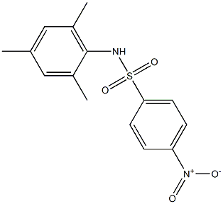 4-Nitro-N-(2,4,6-trimethylphenyl)benzenesulfonamide, 97% Struktur