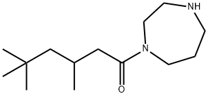 1-(1,4-diazepan-1-yl)-3,5,5-trimethylhexan-1-one, 1094309-88-2, 结构式