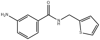 3-氨基-N-(噻吩-2-基甲基)苯甲酰胺,1094671-91-6,结构式