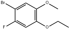 1-BROMO-4-ETHOXY-2-FLUORO-5-METHOXYBENZENE Struktur