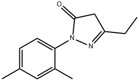 1-(2,4-dimethylphenyl)-3-ethyl-1H-pyrazol-5(4H)-one Structure