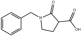1-苄基-2-氧代吡咯烷-3-羧酸,109859-99-6,结构式