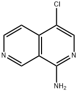 4-Chloro-2,7-naphthyridin-1-amine 化学構造式