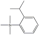 trimethyl-(2-propan-2-ylphenyl)silane Structure