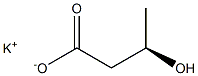 potassium(R) 3-hydroxybutyrate Struktur