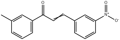 (2E)-1-(3-methylphenyl)-3-(3-nitrophenyl)prop-2-en-1-one,111203-80-6,结构式