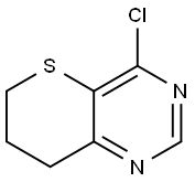 4-CHLORO-7,8-DIHYDRO-6H-THIOPYRANO[3,2-D]PYRIMIDINE,111896-68-5,结构式