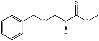 Methyl (R)-(-)-3-benzyloxy-2-methyl propanoate Struktur