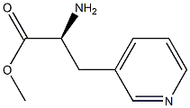 (S)-methyl 2-amino-3-(pyridin-3-yl)propanoate Structure